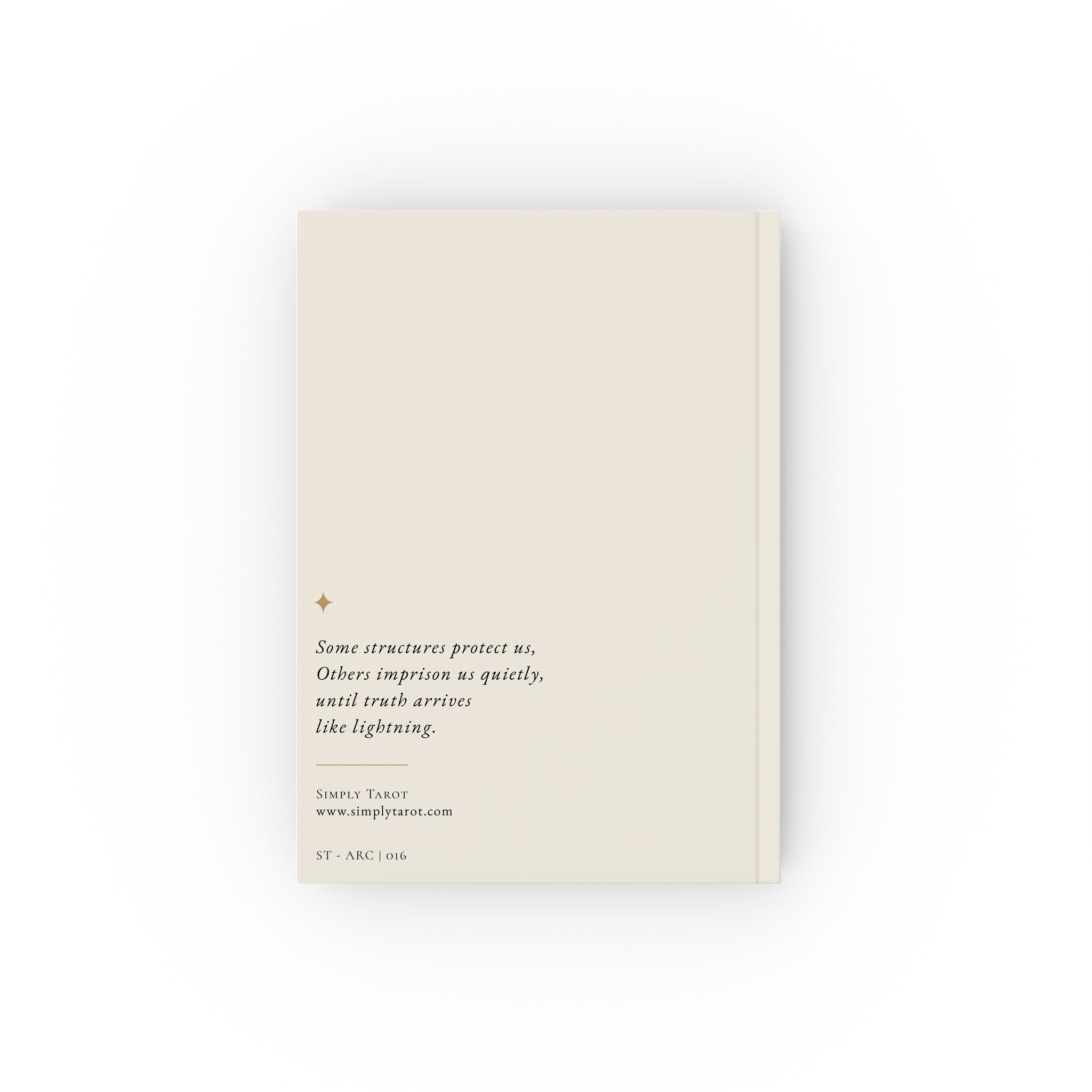 Hardback Journal | The Tower · XVI · Collection - Ruin is Revelation