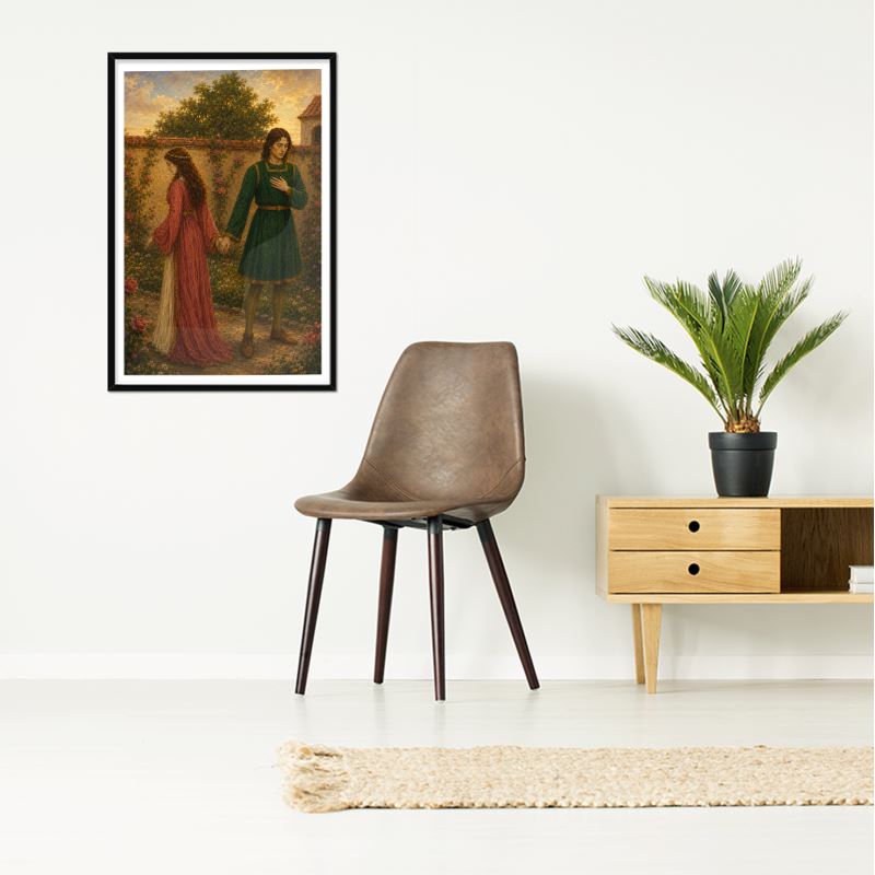 Box Frame Art Print | The Lovers