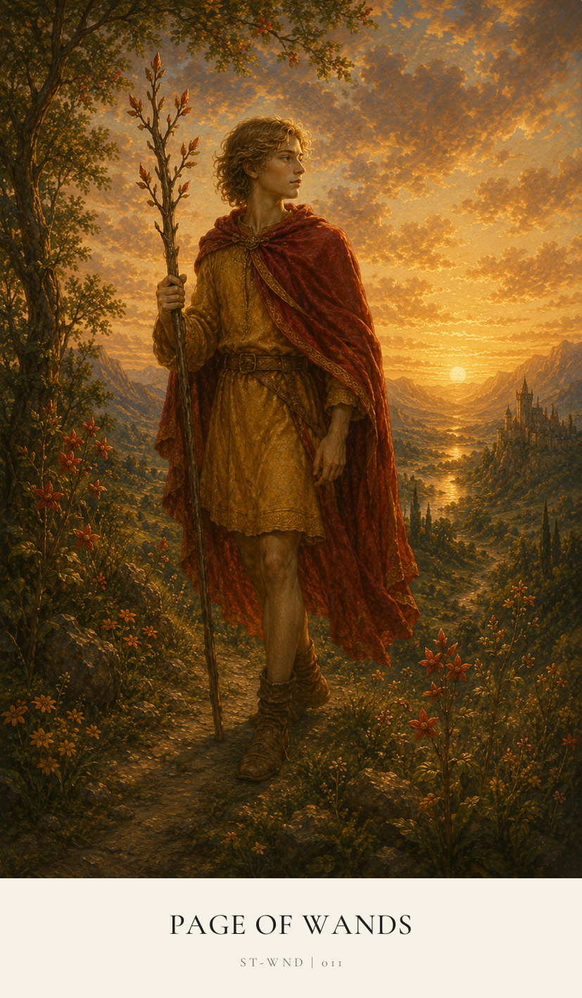 Page of Wands tarot card